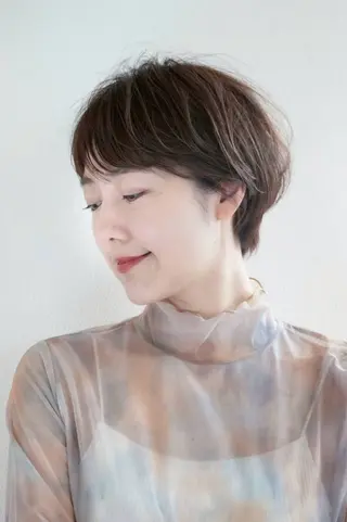 ショート カラー 野村 健太のヘアスタイル