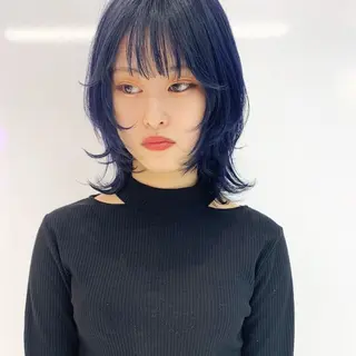 ミディアム カラー share salon JAM 吉祥寺所属・レイヤー/ブリーチ HIKARU ♡のヘアスタイル