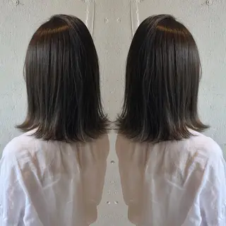 ミディアム あらき ちさとのヘアスタイル