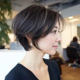 ショート ショート/脱白髪染め /鎌倉/コウスケのヘアスタイル