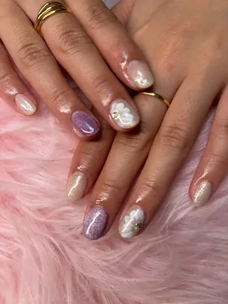 ネイル rukianail 新里のネイルデザイン