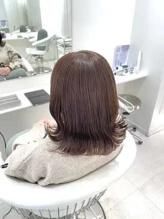 ミディアム カラー ParveMix 🩶🫧入江 香名のヘアスタイル