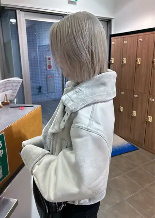 ミディアム 💎【髪質改善カラー 艶髪×縮毛矯正】💎のヘアスタイル