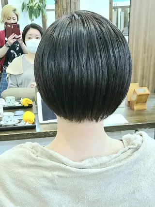 ショート カラー 【大宮】デザイナー Anne 諳 アンのヘアスタイル