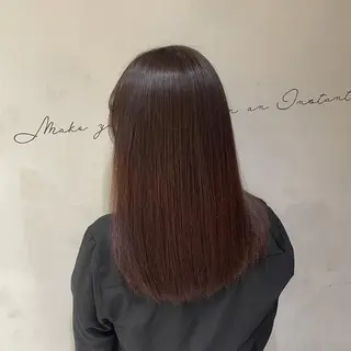 セミロング カラー 佐田 智郷のヘアスタイル