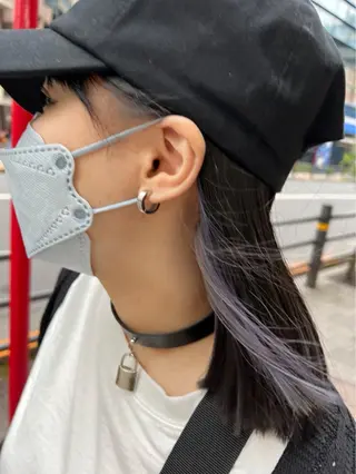 ミディアム 平田 愛奈のヘアスタイル