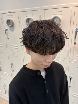 パーマ メンズ 🌀toa/波巻き✨ /メンズパーマ／栄のヘアスタイル