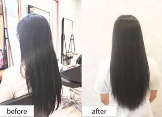 ロング オーガニックカラー＆トリートメントスパ専門　SEN（せん）富士見台店所属・オーガニックカラー トリートメントSENのヘアスタイル