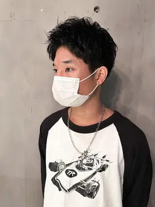 ショート メンズ 原宿パーマ kazuのヘアスタイル