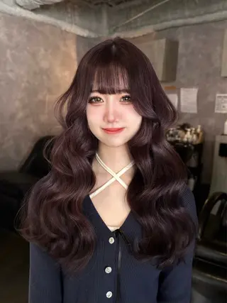 ロング カラー ヘアアレンジ elubylovis 🌼YUI🌿のヘアスタイル