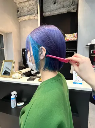 ショート カラー tomoka 推しカラーのヘアスタイル