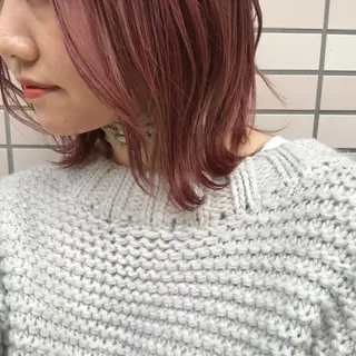 ミディアム カラー riho/ブリーチ/ デザインカラー/辻堂のヘアスタイル