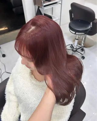 セミロング カラー IS所属・横浜美容室/透明感 カラー/レイヤーのヘアスタイル