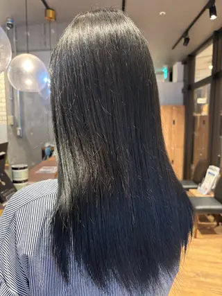 ロング カラー 🎀ワンレンボブ🎀 ワンカラー　あゆみのヘアスタイル