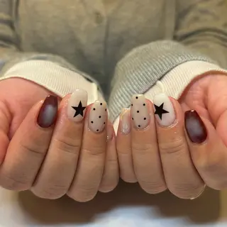 ネイル ️🩵Merci Miyu 南堀江️のネイルデザイン