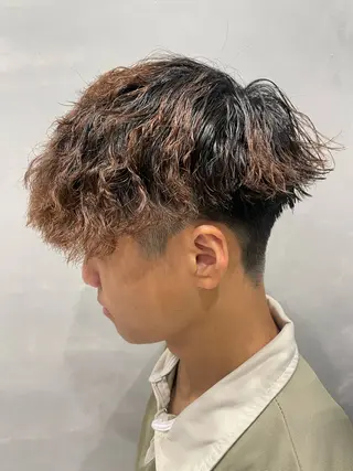 カラー パーマ PANOL 秀島のヘアスタイル