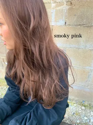 セミロング カラー Zina 藤崎店所属・zina藤崎📛 井上美乃里のヘアスタイル