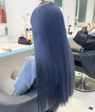 ミディアム カラー ヘアアレンジ 🫧原宿艶ワンカラー /ダブルカラー🫧のヘアスタイル