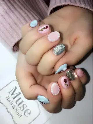 ネイル 隠れ家一戸建て金町 HIROMI 葛飾区のネイルデザイン