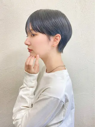 カラー うる艶カラー× ハイトーン/miuのヘアスタイル