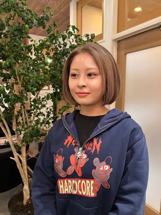 ミディアム 岸田 佳祐のヘアスタイル