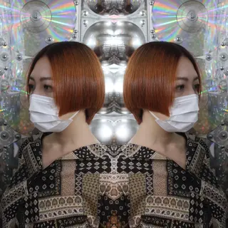 ショート カラー haco+所属・🌈派手髪エクステ ブレイズ🌈ひろとのヘアスタイル