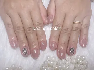 ネイル kao nail マグネット/長さだしのネイルデザイン