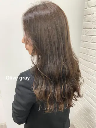 ロング カラー merc.🌿💚 八幡真衣のヘアスタイル