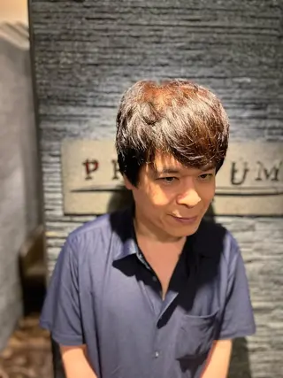 パーマ ヒロ銀座バーバーショップ難波店所属・縮毛矯正/パーマ 宮河 惇💈のヘアスタイル
