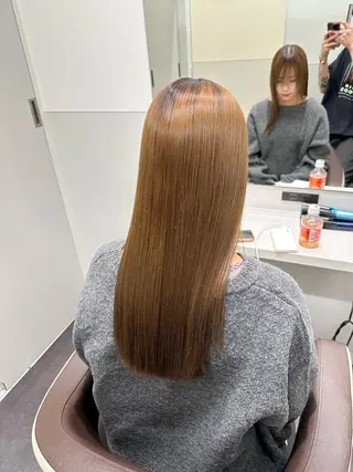 セミロング Wisteria所属・美髪特化✨ 伊織✨縮毛矯正✨のヘアスタイル