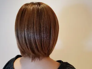 ショート カラー パーマ 髪質改善/ハイライト 小林秀樹のヘアスタイル