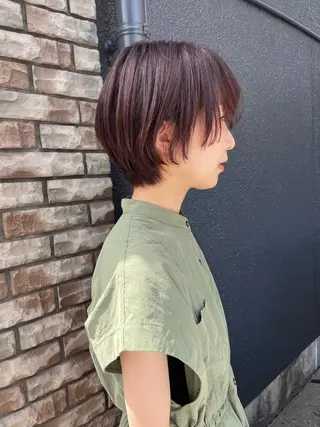 ショート 『ショート、ボブ』 中川　遼のヘアスタイル