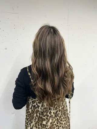 ロング カラー EGAO /藤沢/海外ヘアのヘアスタイル