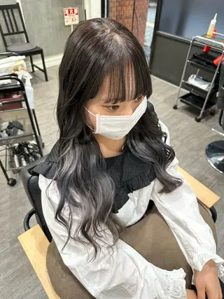 ロング カラー 艶髪レイヤー上田 紗也🇰🇷💗のヘアスタイル