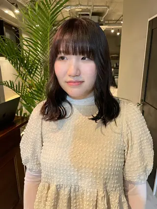 ミディアム 小野 龍樹のヘアスタイル