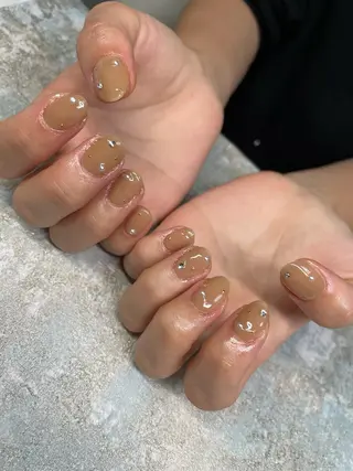 ロング カラー ヘアアレンジ キッズ ネイル マツエク・マツパ アイブロウ 福田 加奈のネイルデザイン