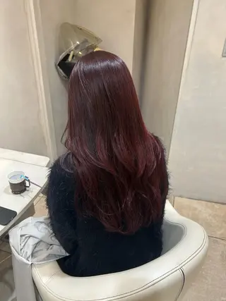 ロング カラー レイヤーカット/ 透明感カラー/カナのヘアスタイル