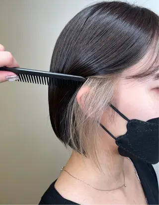 ショート カラー レイヤーカットのプロ 大人ヘア宮森貴志のヘアスタイル