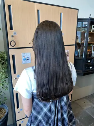 ロング カラー 透明感カラー/ 小顔カット/ミヅキのヘアスタイル