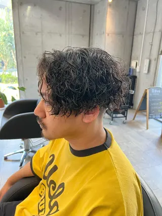 パーマ メンズ ⭕️メンズパーマ⭕️ 山口　裕太郎のヘアスタイル
