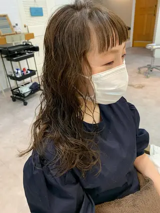 ミディアム パーマ AR.MARA hair  studio所属・AR.MARA サトウヒカルのヘアスタイル