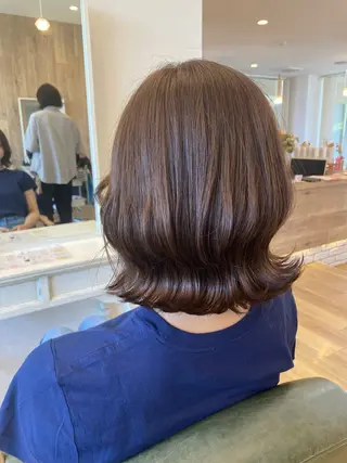 ミディアム 梶田 伸篤のヘアスタイル