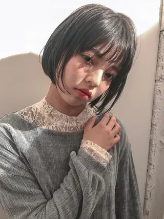 ショート カラー ショート/レイヤー なら石井知希のヘアスタイル