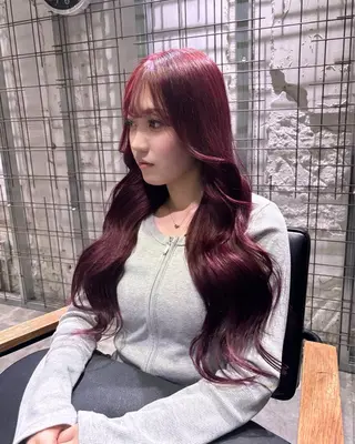 カラー AYANE 韓国ヘア /レイヤーカットのヘアスタイル