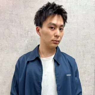 ショート パーマ メンズ 【池袋/スパイキー ショート】ⓝⓘⓜⓤのヘアスタイル