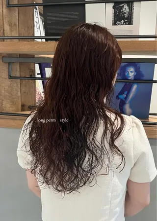 ロング パーマ/名古屋パーマ / コデラ ナナホのヘアスタイル