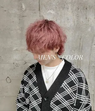 カラー ミディアム メンズ 【メンズ専門】 田口雄也のヘアスタイル