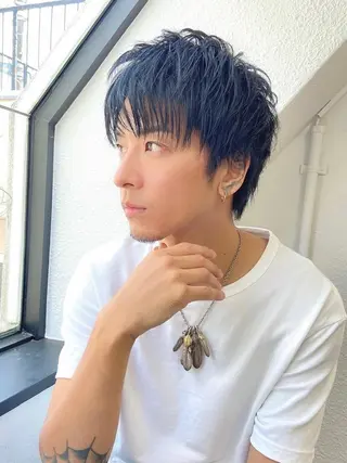 ショート メンズ メンズ/スパイキー ショート/isseyのヘアスタイル