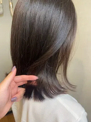 ミディアム 猪股 華乃のヘアスタイル