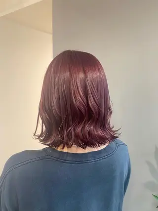 ミディアム カラー ヘアアレンジ ボブ /ニュアンス/ satomi🧸💖のヘアスタイル